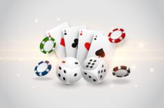 Faasifu online themed playing cards and casino chips.